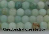 CAM321 15.5 inches 6mm round natural peru amazonite beads