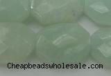 CAM369 15.5 inches 15*20mm faceted octagonal amazonite beads