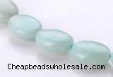 CAM39 natural amazonite 10*14mm flat oval beads Wholesale