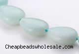 CAM47 flat teardrop natural amazonite 12*16mm beads Wholesale