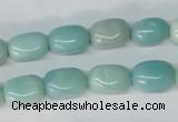 CAM608 15.5 inches 8*12mm nugget Chinese amazonite beads