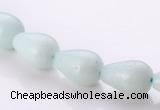 CAM67 teardrop 8*12mm natural amazonite gemstone beads Wholesale