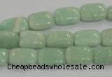 CAM852 15.5 inches 10*14mm rectangle natural Russian amazonite beads