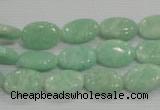 CAM858 15.5 inches 10*14mm oval natural Russian amazonite beads