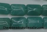 CAM934 15.5 inches 13*18mm rectangle amazonite gemstone beads wholesale