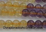 CAN102 15.5 inches 6mm round ametrine beads wholesale