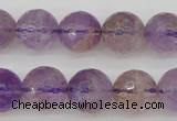 CAN153 15.5 inches 10mm faceted round natural ametrine beads