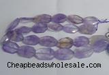 CAN175 20*30mm - 25*35mm twisted & faceted freeform ametrine beads