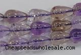 CAN26 15.5 inches 10*14mm teardrop natural ametrine gemstone beads