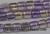 CAN36 15.5 inches 10*10mm square natural ametrine gemstone beads