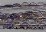 CAN46 15.5 inches 8*10mm oval natural ametrine gemstone beads