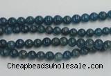 CAP201 15.5 inches 4mm round natural apatite gemstone beads