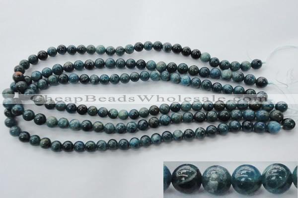 CAP302 15.5 inches 8mm round natural apatite gemstone beads