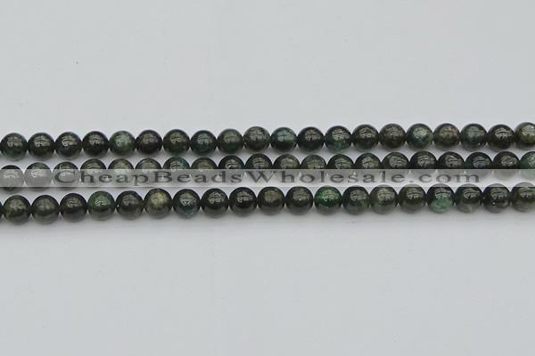 CAP511 15.5 inches 6mm round green apatite gemstone beads