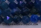 CAP571 15.5 inches 6mm faceted nuggets apatite gemstone beads