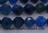 CAP572 15.5 inches 8mm faceted nuggets apatite gemstone beads