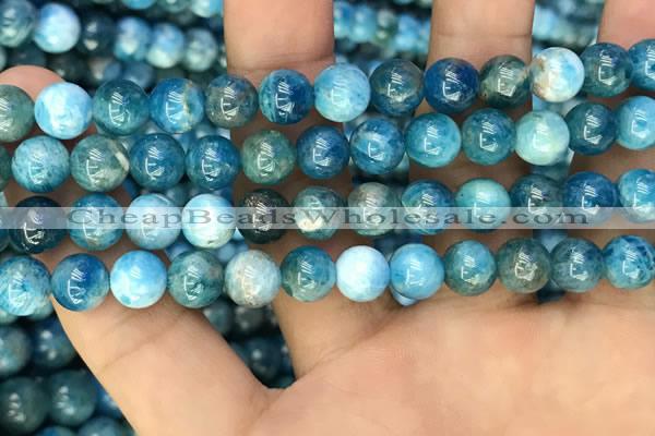 CAP600 15.5 inches 8mm round natural apatite beads wholesale