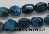 CAP61 15.5 inches 13*15mm nugget dyed apatite gemstone beads wholesale