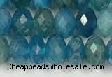 CAP625 15.5 inches 4*6mm faceted rondelle apatite beads