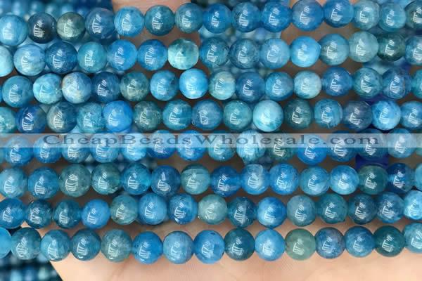 CAP651 15.5 inches 6mm round natural apatite beads wholesale