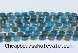 CAP700 15.5 inches 6*8mm faceted oval apatite beads