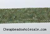 CAP708 15.5 inches 4mm round green apatite gemstone beads wholesale