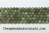 CAP709 15.5 inches 8mm round green apatite gemstone beads wholesale