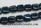 CAP71 15.5 inches 10*10mm square dyed apatite gemstone beads wholesale