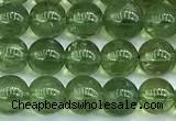 CAP736 15 inches 6.5mm -7mm round green apatite beads