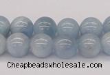 CAQ117 15.5 inches 10mm round AA grade natural aquamarine beads