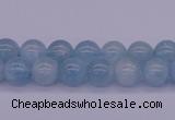 CAQ122 15.5 inches 6mm round AAA grade natural aquamarine beads