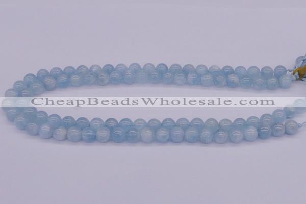 CAQ124 15.5 inches 10mm round AAA grade natural aquamarine beads