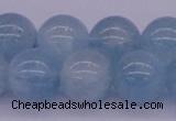 CAQ127 15.5 inches 16mm round AAA grade natural aquamarine beads