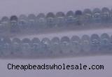 CAQ137 15.5 inches 3*5mm rondelle natural aquamarine beads