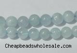 CAQ201 15.5 inches 8mm round natural aquamarine beads wholesale