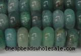 CAQ611 15.5 inches 5*8mm rondelle aquamarine gemstone beads