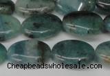 CAQ629 15.5 inches 12*16mm oval aquamarine gemstone beads