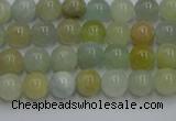 CAQ751 15.5 inches 6mm round aquamarine beads wholesale