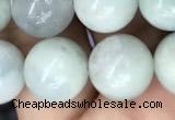 CAQ844 15.5 inches 12mm round aquamarine beads wholesale