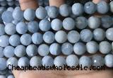 CAQ903 15.5 inches 10mm faceted round aquamarine beads