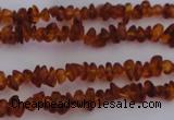 CAR201 24 inches 3*6mm natural amber chips beads wholesale