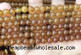 CAR234 15.5 inches 6mm - 7mm round natural amber beads wholesale