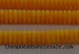 CAR408 15.5 inches 2*6mm rondelle synthetic amber beads wholesale