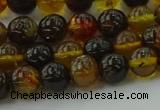 CAR501 15.5 inches 6mm - 7mm round natural amber beads wholesale