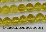 CAR555 15.5 inches 4mm - 5mm round natural amber beads wholesale