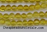 CAR558 15.5 inches 4mm - 4.5mm round natural amber beads wholesale