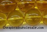 CAR567 15.5 inches 15mm - 16mm round natural amber beads wholesale