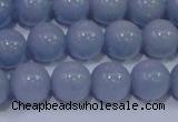 CAS203 15.5 inches 10mm round blue angel skin gemstone beads