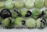 CAU201 15.5 inches 12mm flat round Australia chrysoprase beads