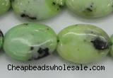 CAU204 15.5 inches 18*25mm oval Australia chrysoprase beads